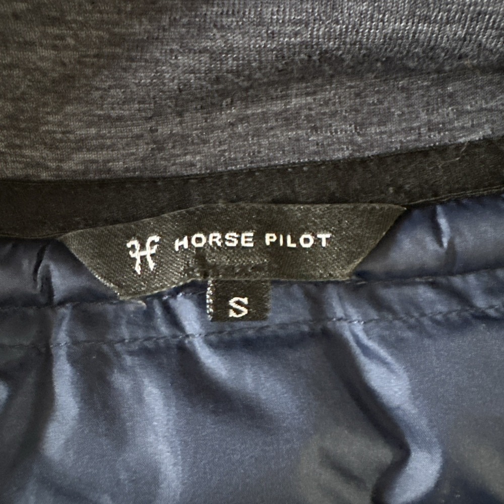 Horse Pilot Women's Storm Jacket‎ Size Small Navy With Pink Zipper Down Blend - Picture 7 of 13